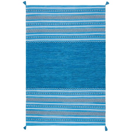 Safavieh 6 x 9 ft. Montauk Hand Woven Rectangle Area Rug Blue & Grey MTK215M-6